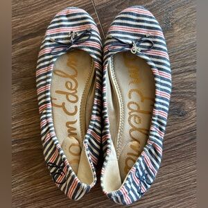 Sam Edelman Striped Ballet Flats